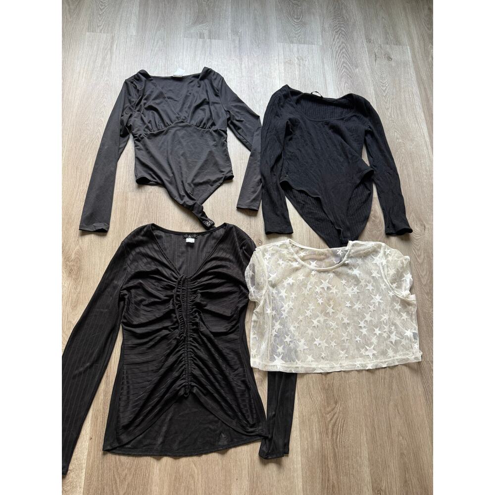 Lot of 4 bodysuits/tops Women's medium, Venus, Shein, No Boundaries